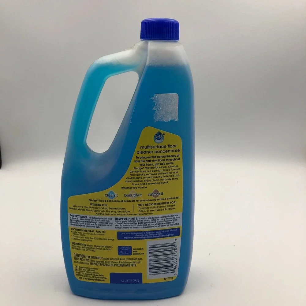 Pledge Clean It Multisurface Floor‎ Cleaner Concentrate Rainshower 32fl oz NEW